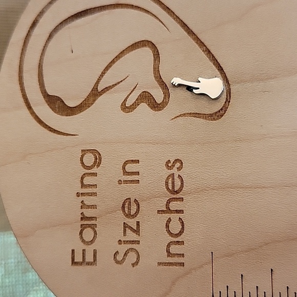 Electric Guitar Stud Earrings, Choice of Color - Picture 5 of 6